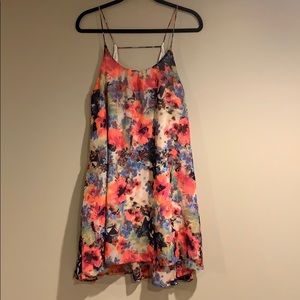 Floral High Low Dress